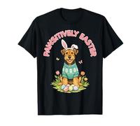 Pawsitively Easter Terrier Oreilles de Lapin Œufs Mignons Printemps Chiot T-Shirt