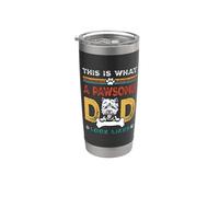 Pawsome Dad Look Likes West Highland White Terrier Dog Dad Gobelet isotherme en acier inoxydable double paroi