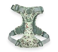Pawesome Paws Boutique 100 Aker Woods Harnais réglable pour Chien Motif Disney avec Bordure réfléchissante et Boucle Robuste