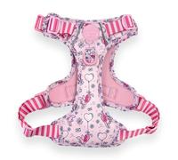 Pawsome Paws Boutique Piglet Tough Trails Harnais réglable Anti-Traction pour Chien avec Bordure réfléchissante et Boucle Robuste Motif Disney Taille L