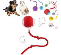 Pawspin Jouet interactif Pawspin pour chat, 4 modes, balle roulante d'intérieur avec lumières LED et son de bruit d'oiseau, évite les obstacles intelligents, résout l'ennui de votre chat en quelques