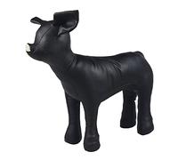 Pawstrip Mannequin pour chien en cuir synthétique avec présentoir à vêtements pour animaux de compagnie (noir, taille S)