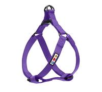 Pawtitas Harnais pour Chien Réglable Harnais Chiot Harnais Anti Traction pour Chien Couleur Unie Harnais pour Chien Moyen Violet