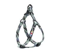 Pawtitas Harnais pour Chien Réglable Harnais Chiot Harnais Anti Traction pour Chien Réfléchissant Harnais Extra Petit Chien Gris Camouflage
