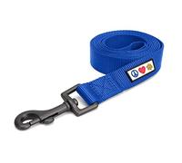 Pawtitas Laisse pour Chien - 1,8 m - Couleur Unie - Poignée Confortable - Laisse d'entraînement pour Chien - Laisse Extra Petite - Bleu