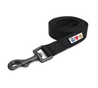 Pawtitas Laisse pour Chien De 1,8 M Solide Couleur Unie Laisse pour Chiot Laisse pour Chien De Petite Taille Laisse Supplémentaire pour Chien Extra Extra Petit Chien Or Laisse Chat Lassie Noir