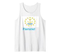 Pawtucket Rhode Island Drapeau USA Souvenir Débardeur