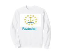 Pawtucket Rhode Island Drapeau USA Souvenir Sweatshirt