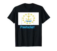 Pawtucket Rhode Island Drapeau USA Souvenir T-Shirt