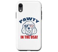 Pawty in The USA Lunettes de Soleil Motif Chien Basset Hound Coque pour iPhone XR