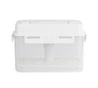 PawwJoy Conteneur de Fermentation Kimchi 4L avec Plaque de Presse, Pot de Stockage Aliments Fermentés, Boîte Conservation Cornichons, Organisateur Réfrigérateur