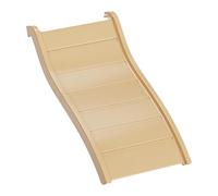 PawwJoy Échelle d'escalade pour hamster - Échelle de jeu pour animaux - Décoration d'habitat - Jouet d'escalade robuste - Pont pliable pour petits animaux - Marron