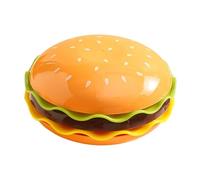 PawwJoy Ensemble d'assiettes et de bols empilables pour hamburger - Vaisselle multifonction pour la cuisine - 16 x 11,5 cm - 5 couches