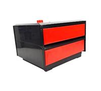 PawwJoy Filtre externe pour aquarium - Filtration cascade - Avec séparation sèche et humide - Pour petits aquariums - 32 x 28 x 21 cm