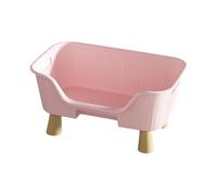 PawwJoy Hamac pour animal domestique - Centre d'activités confortable - Nettoyage facile - Lavable - Lit surélevé pour chat - M - Rose