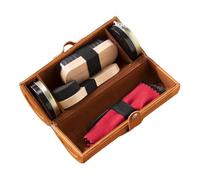 PawwJoy Kit de cirage à chaussures avec brosse noire et huile incolore pour chaussures et bottes, Lot de 7 pièces, Taille unique
