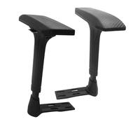 PawwJoy Lot de 2 accoudoirs ergonomiques réglables pour chaise de bureau, dortoir, salle de conférence, espace de travail