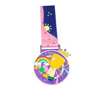 PawwJoy Médaille de récompense pour enfants et adultes, trophées de participation créative pour jeux sportifs, options or, argent, bronze - argent