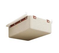 PawwJoy Panier de tiroir coulissant à suspendre sous une étagère - Boîte de rangement pour sous-vêtements - Tiroir pour placard de maison - 37 x 22 x 9 cm