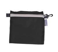 PawwJoy Petit sac utilitaire multifonction avec fermeture éclair, sac à main, trousse à crayons, petit sac à accessoires pour activités de plein air - Noir