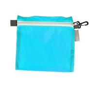 PawwJoy Petit sac utilitaire multifonction avec fermeture éclair, sac à main, trousse à crayons, petit sac à accessoires pour activités de plein air - Bleu