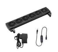 PawwJoy Ventilateur d'aquarium à vitesse variable - Système de refroidissement hydroponique pour eau douce salée - 6