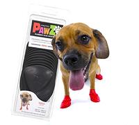 PAWZ Chaussette Noire Protection pour Coussinets de Chien S n°4 Boite de 12