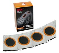 PAX Lot de 48 rustines de réparation de pneu de 42 mm pour camion, moto, scooter, vélo, BMX, VTT, rivière, flottant, caoutchouc gonflable