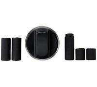Paxanpax Bouton de four universel PCK691 noir avec cinq adaptateurs