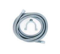 Paxanpax Europart Tuyau Sortie vidange et Crochet, 4 m de Longueur, 29 mm et 22 mm, Gris