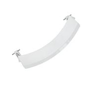 Paxanpax Poignée de porte en plastique pour machine à laver Bosch WAS Series Blanc