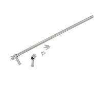 Paxanpax Poignée de porte universelle argentée pour four à découper avec kit de fixation PCK756 Argenté