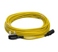 Paxanpax PSA682 Câble d'alimentation Jaune et Prise 13 A pour aspirateur Karcher série T7/1, T9/1, T10/1, T12/1, T12/1ADV (12 mètres), Plastique