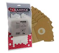Paxanpax VB208 Lot de 5 Sacs en Papier compatibles pour Electrolux E44/E49N Mondo Z1100 Series Marron