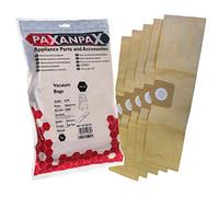 Paxanpax VB470, Lot de 5 Sacs en Papier compatibles avec Rowenta ZR81 Bully, RU01-15 Gobelin Wizard Truvox Valet Aqua VA40 Series Marron