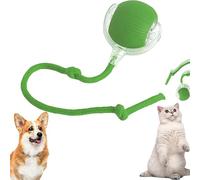PAXLBF Interactive Cat Toys Rolling Ball, Smart Automatic Rolling Pet Ball, Rolling Ball Cat Toy, Smart Cat Toy Ball, Kitten Motorized Teaser Ball, for Indoor Large Small Cats & Dogs(Green)