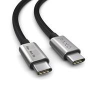 PAXO 0,5cm 100W USB C vers C Câble écran USB 3.2 Gen2x2 20 Gbps supporte la vidéo 4k @ 60 Hz et PD 3.0 Câble de charge rapide pour MacBook et ordinateur portable, noir