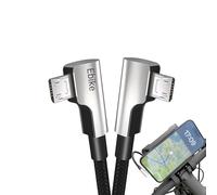 PAXO Câble de charge micro USB de 15 cm compatible avec la poignée de smartphone Bosch, câble micro USB, compatible avec l'ordinateur de vélo Bosch Smart System : hub, Grip & Cobi Bike