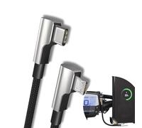 PAXO Câble de charge USB de 15 cm compatible avec l'ordinateur de vélo Bosch Intuvia, charge smartphone USB C, accessoires vélo EBike, MICRO USB - USB C, smartphone à droite de l'Intuvia