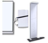 PAXO Premium PS5-PRO Support Mural pour Disque & numérique | Sortie du câble d'alimentation à Droite | Compatible avec Sony PlayStation 5 Pro, Accessoires PS5, PS5-Blanc