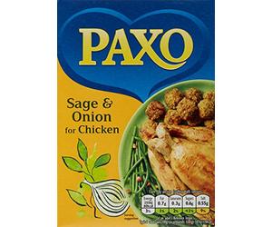 Paxo Préparation de la Farce à la Sauge/Oignons pour le Poulet 190 g