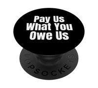 Pay Us What You Owe Us Basketball Equal Fair Pay PopSockets PopGrip Adhésif