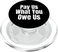 Pay Us What You Owe Us Basketball Equal Fair Pay PopSockets PopGrip pour MagSafe