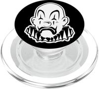 Payaso Chicano Clown Blackwork Minimal PopSockets PopGrip pour MagSafe