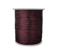 Paybous 1,5 mm x 110 yards Cordon de cordon de satin en nylon perle de fil tress pour les colliers de macrame rattail chanceux chinois Bracelets