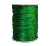 Paybous Cordon en nylon satiné tressé de 2,5 mm x 110 yards pour perles, nouage chinois, macramé, bracelets, colliers, fabrication de bijoux (ver