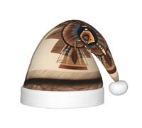 PAYDYLONA LuxuryNative American Painting Printed Kids Christmas Hats - Perfect New Year Holiday Home Decor & Party Supplies