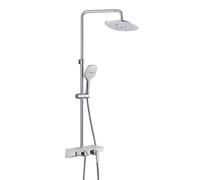 Paye de douche Classic Set de douche chromée en laiton Abs Abs et Spray Shower Forme de douche murale Ensemble avec fonction 3 baignoires thermostatiques Douche de douche Douche de douche LWX