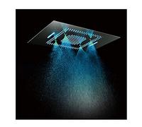Paye de douche LED Pluie haute pression Crime de douche fixe Chrome Précipitant Pays de douche Pleeuse en acier inoxydable Pouche de douche de salle de bain Maisse: Précipitations, cascade, spray,