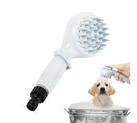 Paye De Douche Pour Chiens - Brosse De Bain De Chiot, Brosse De Massage De La Tête De Douche Pour Animaux De Compagnie Attachement de Anti-drip Pour Baignoire, Camping, Fitness, Voiture, Salle De Bain